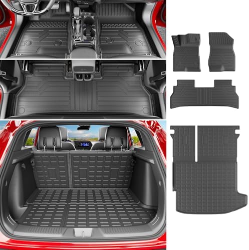 powoq Floor Mats Cargo Mat Compatible with 2024 2025 2026 Chevy Trax by powoq