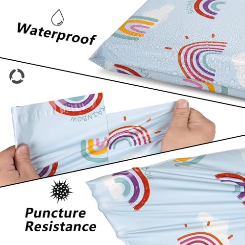 Poly Mailers 14.5x19 Inch, 50 Pack, Rainbow Self-Seal Shipping Bags - Image 5