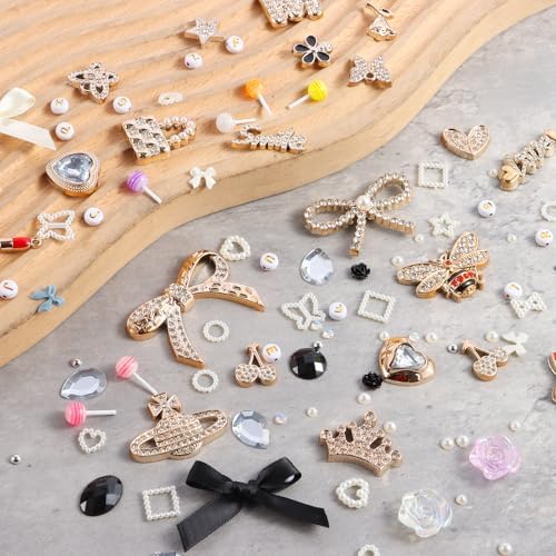 EIiovcnya 2380 Pcs Junk Case Charms Kit - DIY Phone Charms & Nail Art - Image 7