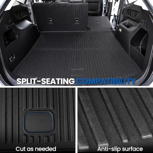 Floor Mats for Ford Edge 2015-2025, with Cargo Mat Backrest Mats - Image 6