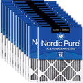 Nordic Pure 18x20x1 Pleated MERV 12 Plus Carbon Air Filters 24 Pack by NordicPure