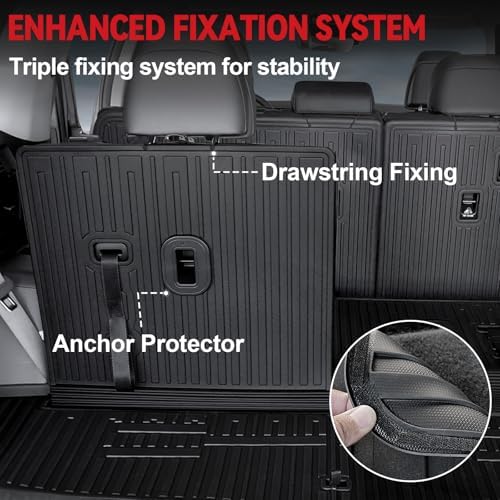 Floor Mats for 2024-2026 Hyundai Santa Fe 6/7-Seat Accessories - Image 6
