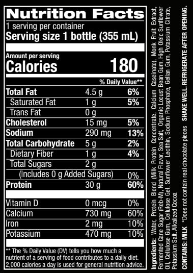 Jocko Mölk 30g Grass Fed Protein Shakes – No Added Sugar Protein Drinks KETO - Image 2