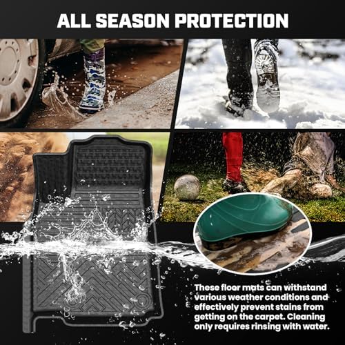 Mixsuper Floor Mat & Cargo Liner for 2022-2026 Jeep Grand Cherokee 5-Seater(WL Include 4xe, Not WK2 or WL75),All Weather TPE Floor Mats Protection for Cherokee Accessories,Full Set Anti-Slip Car Mats - Image 6