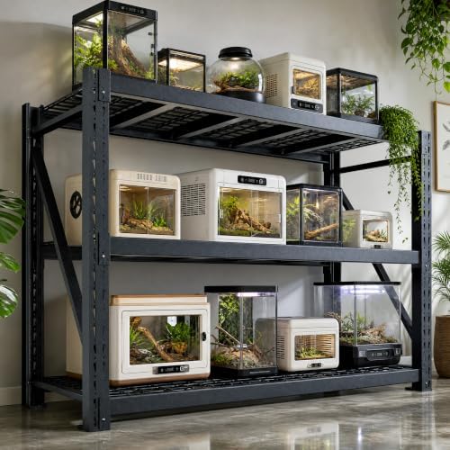 REIBII 8250LBS 2PCS Heavy Duty Garage Shelving,Industrial Metal Shelves - Image 6