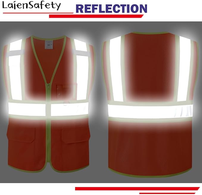 Reflective Safety Vest for Men Women - Image 4