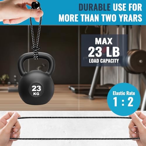 100 Pack Ball Bungee Cords 6 Inch, Heavy Duty Bungee Cord with Balls Canopy Tarp Tie Downs Bungee Balls for Camping, Shelter,Cargo,Tent Poles UV Resistant - Image 3