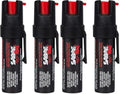 SABRE RED Compact Pepper Spray, Max Police Strength OC Spray with UV Dye, Compact Belt Clip For Fast Access, 4X Longer Spray Time - Up to 13 Seconds, 0.67 fl oz, Secure & Easy to Use Safety by SABRE
