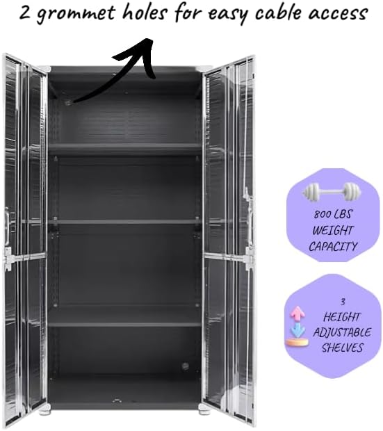 Heavy Duty Storage Solid Stainless Steel Cabinet - Image 4