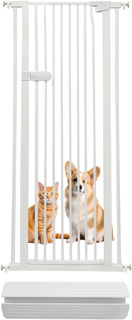 Lumizone Extra Tall Cat Gate 55.12" High Pressure Mounted Extra Wide 2025 New by Lumizone