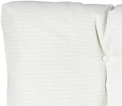 Klear Vu The Gripper Non-Slip Tufted Bench Cushion for Indoor Furniture, Assembled in USA, Entryway Storage, Bay Window, Corner Nook or Piano Seat, 33 Inches, Solid Ivory - Image 4