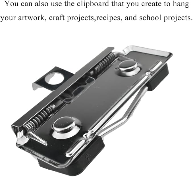 HAHIYO 2.76 Inches Silver Metal Clipboard Clips - Image 5