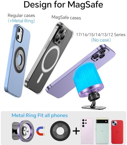 Kaistyle for Magsafe Car Mount【Strong Magnet】Magnetic Phone Holder for Car Phone Holder Mount Dash Mounted Holders Cell Phone Holders for Your Car Accessories for Women Men for iPhone 18 Pro Max 17 16 - Image 7