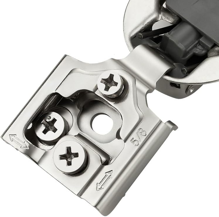 Soft Close Hinges for Kitchen Cabinet Hinges, 5/8 Inch Overlay, 60 Pack - Image 4