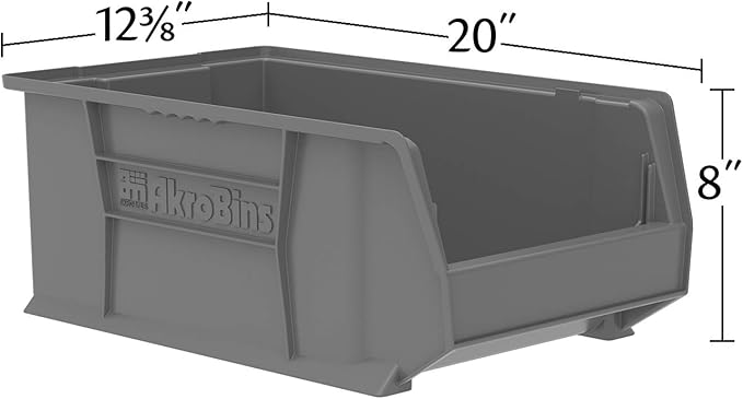 Akro-Mils 30281 Super-Size AkroBins Plastic Storage Bins, Space-Saving - Image 3