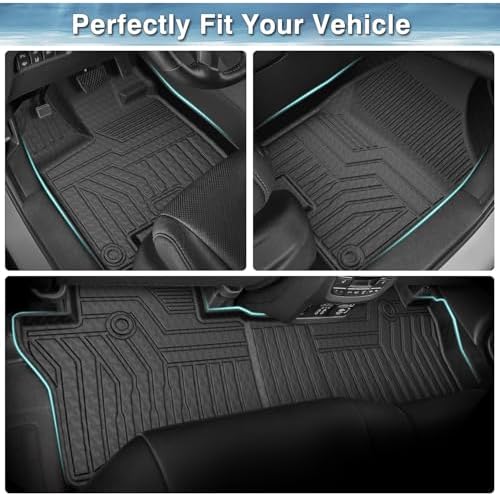 Mixsuper Floor Mats for Toyota Tundra 2022-2026 (Only for CrewMax Cab) - Image 3