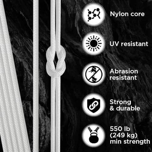 Paracord Rope 550 lb 4mm – Parachute Cord – Utility Camping Rope - Image 3