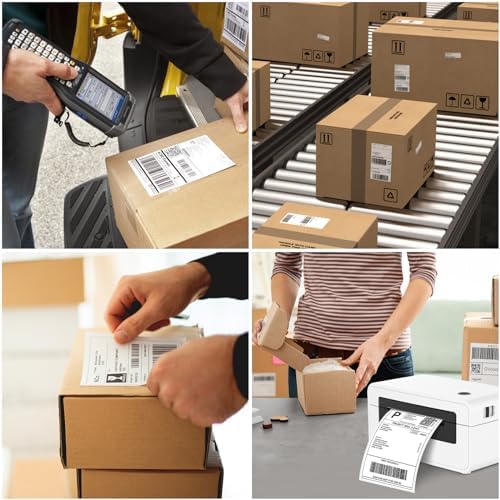 Joyberg 4x6 Thermal Labels 4000 PCS, Shipping Labels, Strong Adhesive Thermal Label, White Printer Paper/Label - Image 6