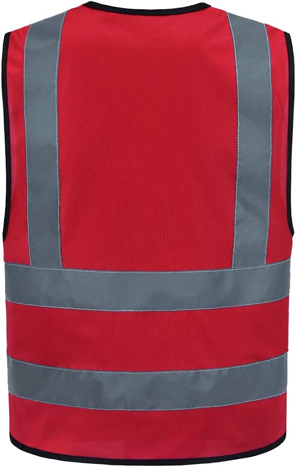 AYKRM 12 colour High visibility viz vest hi vis viz reflective work - Image 3