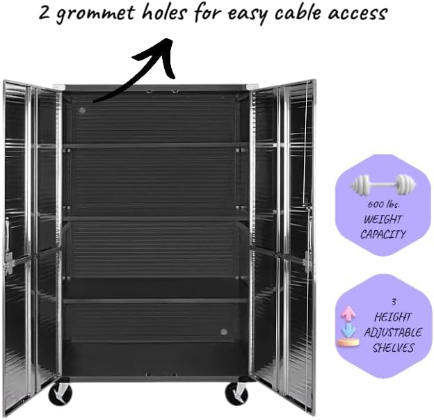 Heavy Duty Storage Solid Stainless Steel Cabinet - Image 4