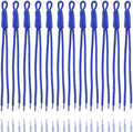 KJML DIY Paracord Keychain 12pcs Paracord Rope Keychain Braided Cord Rope Bag Charm for Purse Handbag Decoration Accessories by KJMLDIY