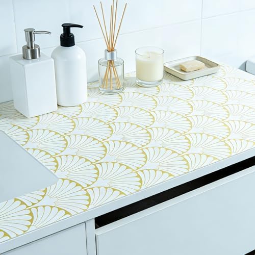 Shelf Liners for Kitchen Cabinets 12in x 10FT, Non Adhesive Cabinet Liner - Image 6