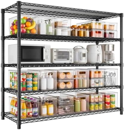 Garvee 76.8" H Storage Shelves 5-Tier Garage Shelving Adjustable for Pantry by Garvee