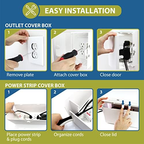 Baby Proof Outlet Cover Box & Power Strip Cover Box (Bundle) - Image 6