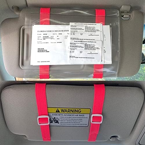 Car Registration and Insurance Holder Visor by StuartPromotionalProducts