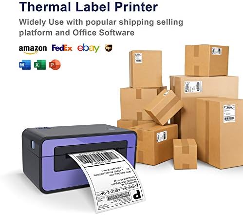 POLONO 4x6 Thermal Labels Fanfold, 500 Shipping Labels for Label Printer - Image 6