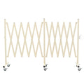 GYMTIME Expandable Metal Barricade, Flexible Mobile Safety Barrier, Folding by GYMTIME