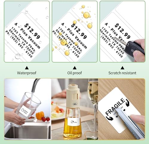 Phomemo Thermal Labels, 1.57"x 1.18", for M110/M100/M220/M108/M250, 230 PCS - Image 3