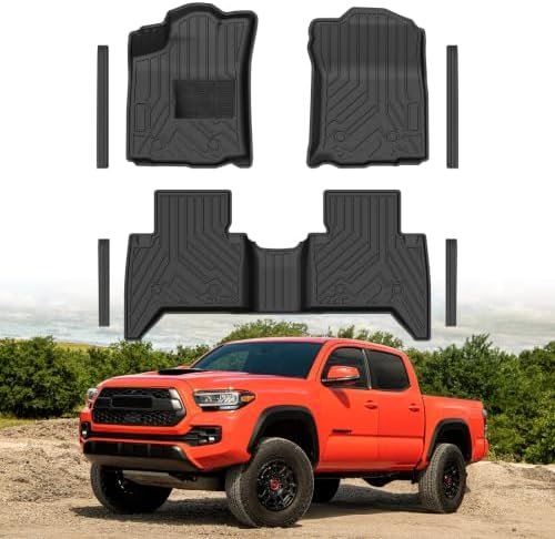 Floor mats for Toyota Tacoma 2016-2023 Double Cab (Only for Automatic) by Mixsuper