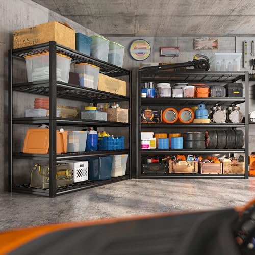 REIBII 48.2''W Garage Shelving Heavy Duty, Adjustable Shelves for Basement - Image 3
