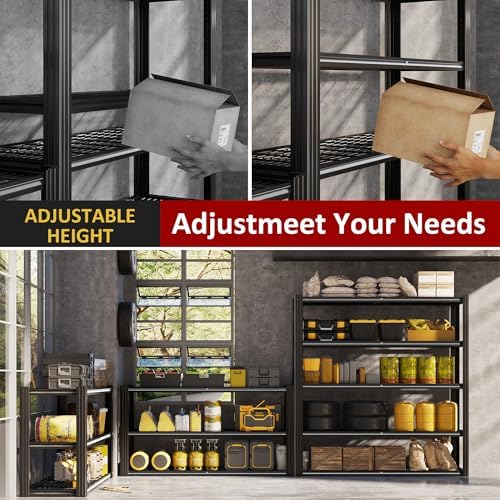5 Tier Garage Shelving Heavy Duty 3030LBS 48" W x 72" H x 24" D - Image 5