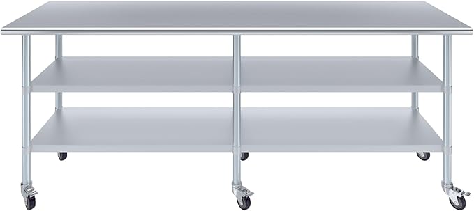 AmGood Stainless Steel Work Table - Image 2