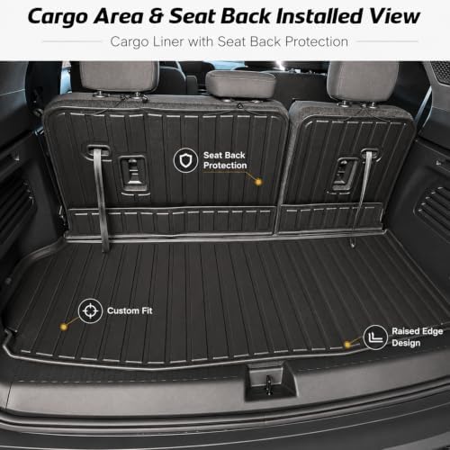Floor Mats for Buick Enclave 2025 2026 & for Chevy Traverse(7 Seats) 2024 - Image 3