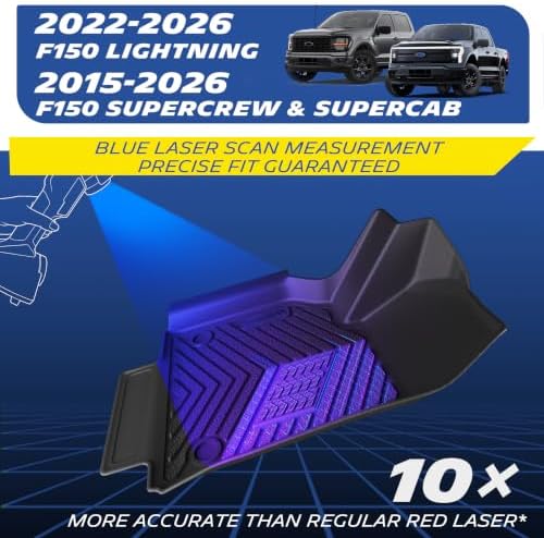 Michelin Vehicle Mats for 2015-2026 Ford F150/2022-2026 Lightning, 1st Row - Image 4