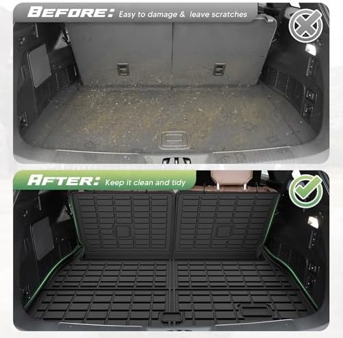 Cargo Liner for Lincoln Aviator 2020-2025 2026, All Weather Cargo Mats for Aviator Accessories, Heavy Duty TPE Trunk Mat, Car Accessories - Image 4