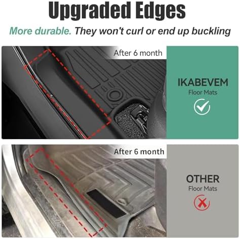 Original Floor Mats for 2022-2025 Lexus NX NX250/ NX350/ NX350h - Custom Fit All Weather TPE Heavy Duty Car Mats 1st and 2nd Row for NX Accessories - Image 3