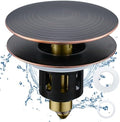 TIORIY Bathroom Sink Stopper, Pop Up Sink Drain Plug, Oil Rubbed Bronze by TIORIY