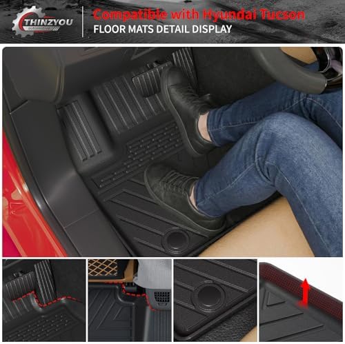 Floor Mats Set for 2022-2025 2026 Hyundai Tucson - Image 3
