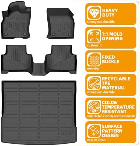 Floor Mats for Audi Q3 2019-2025, TPE All Weather Q3 Floor Mats - Image 6