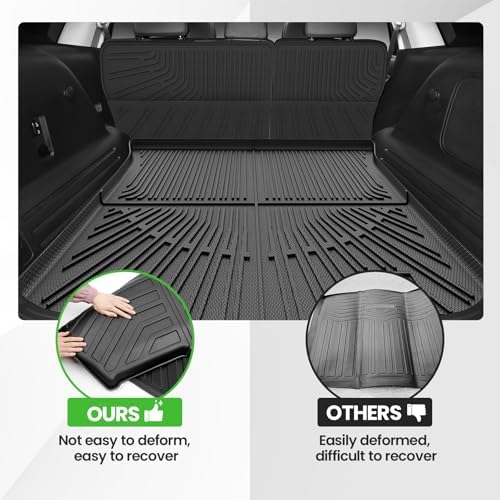 Cargo Liner for Ford Edge 2007-2014/Lincoln MKX 2007-2015, All Weather Cargo Mats for Edge Accessories, Heavy Duty TPE Trunk Mat, Car Accessories - Image 6