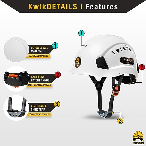 KwikSafety - Charlotte, NC - Hard Hats [Full Brim, Cap Style, Climbing Style] Type 1, Class C ANSI OSHA - Image 2
