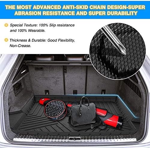 Cargo Liner Fits for Audi Q8/RS Q8 2019-2025 2026, All Weather Cargo Mat for Q8, Heavy Duty Waterproof Rear Trunk Mat for Q8 Accessories - Image 3