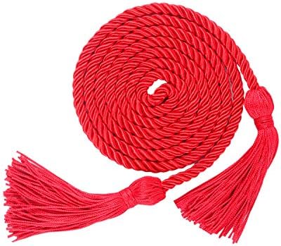 Graduation Honor Cords, 68" Long (Red) by UIALECG