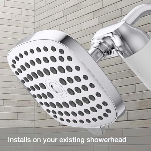 KOHLER R24670-G-CP Aquifer Filtered Showerhead with Water Filter System, Multifunction Shower Head with Filters Combo Kit for Skin and Hair, Polished Chrome - Image 6