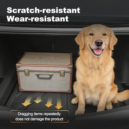Cargo Liner Compatible with Cadillac CT5 CT5-V 2020-2025 2026 Weather-Resistant Trunk Mats for Cars with Raised Lip Non-Slip Car Rear Trunk Mat Tray Pad Boot - Image 6
