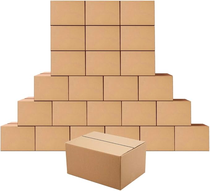 Edenseelake Cardboard Boxes 8 x 6 x 4 inches Small Shipping Boxes, 25 Pack by Edenseelake